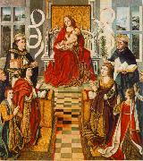 GALLEGO, Fernando Madonna of the Catholic Kings sdg oil painting artist